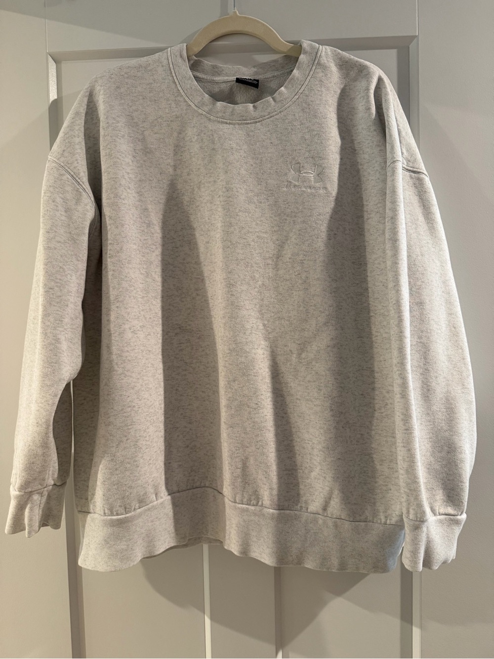 Under Armour Light Gray Crewneck Sweatshirt